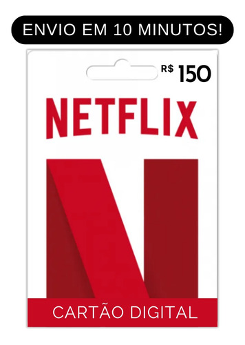 Cartao Pre Pago Netflix 150